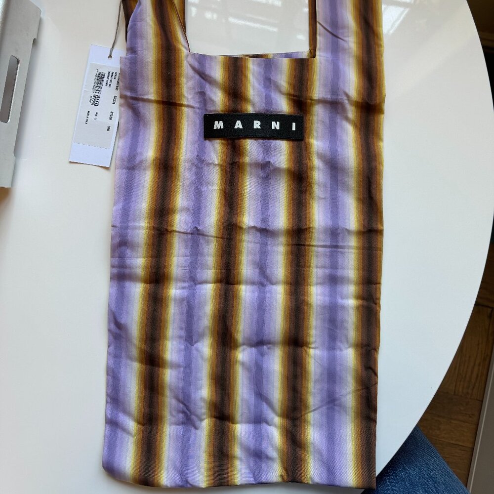 Marni Market Striped Tote (NWT)
